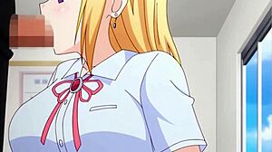 The pervert student gets rewarded with a hot fuck by her teacher