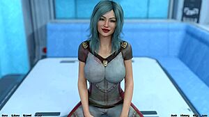 Stranded in space, man covets stunning ex-stripper’s curves