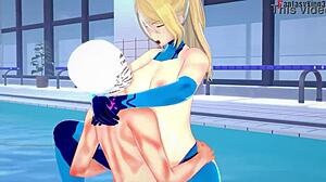 Samus Aran’s steamy poolside encounter heats up Metroidúdo