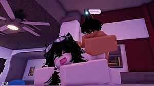 Roblox Con Game Bangs a Sexy Cat Girl