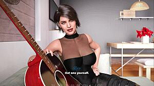 The first part of Lucy's series in red dress
