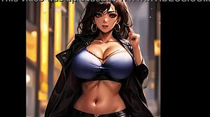 Big Tits Uniform Babe Gives Jerk Off Instructions in Spanish