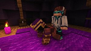 Block Woman and Man in Wild 3D Action