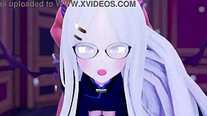 日奈眼镜3D卡通动漫哇，看那个