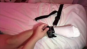 Intimate SM Room Sex with Bound Japanese Girlfriend
