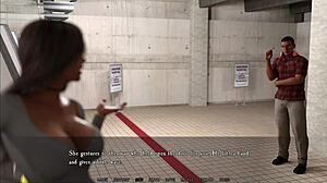 She keeps cumming in this 3d game episode