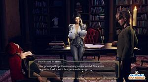 Professor Isabella commands, “Write on my Tits”!