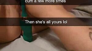 Immature boyfriend rims, slurps, and fucks girlfriend