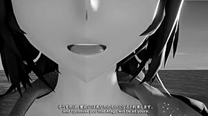 3D hentai slut betrays boyfriend with sneaky affair
