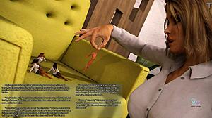 Wow, check out Adeline in this steamy 3D adult porn comic!