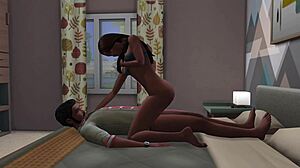 Real Indian couple's passionate action with a hot auntie, showcasing authentic desi masala heat