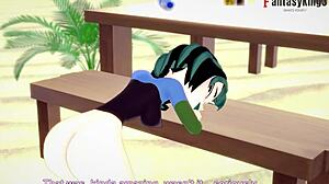 Total drama with Gwen, who loves to suck and fuck