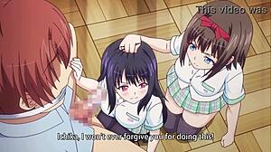The girl is crazy and she likes to watch