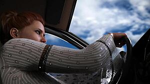 Red Lucy 3 Shows Off Big Boobs