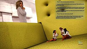 Wow, check out Adeline in this steamy 3D adult porn comic!