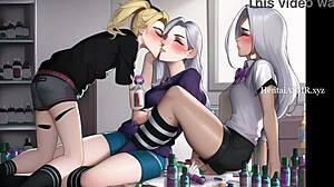 Kissing ASMR hentai with extreme tingling sensation