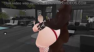 man, this brazilian puta slams hard with bbc in imvu 02!