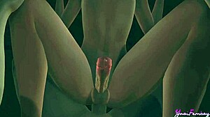 Yaoi Femboy POV: Otsuke Masturbates and Gets Fucked on House Porch