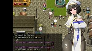 The priestess of the game world, lost in her desires