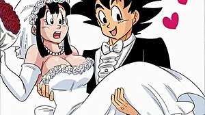 DBZ wedding night unfolds in steamy comic scenes