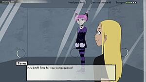 18Titans part 24 - Bumblebee enjoys steamy bathroom fun with Raven