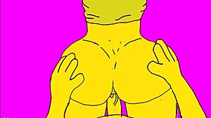 The Simpsons hentai - Edna and Flanders' cartoon xxx