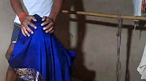 Desi village bhabhi in tight jeans, enticing teasing