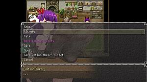 The priestess of the game world, lost in her desires