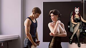 Ms Denvers - ep 64 - Teacher's tit filled with cum