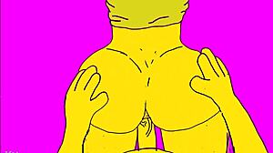 The Simpsons hentai - Edna and Flanders' cartoon xxx