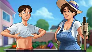Working for the hot MILF Diana in Summertime Saga cap 11