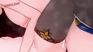 Futa Jean pounds Sucrose with a sticky creampie in this Rule 34 loop