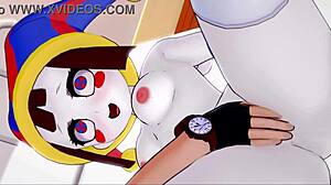 来自Amazing Digital Circus的Pomni想在医务室用运动装操，没有审查！