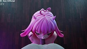 呃，我在3D色情中抓住兔女郎的耳朵当把手，太疯狂了，你知道吗！