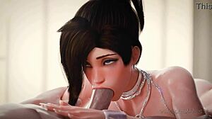 粉色花朵在3D动漫中：准备好热辣中出惊喜？