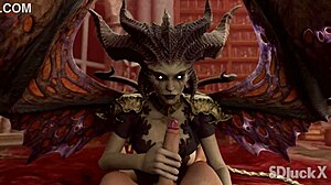 lilith’s handjob in diablo 4 pov got me hooked 😈