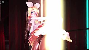 Kagamine Rin's sexy dance - Friday morning MMD by hornowl