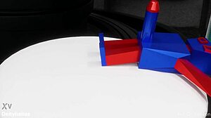 Look at her crafting a dildo robot for wild 3D hentai rides! Deityhelles brings full HD orgasm action.