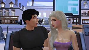 Voyeur Spy On Ladyboy Blowjob In Bathroom! Futa Sims 4 Mu S00e07 Shocks Everyone!