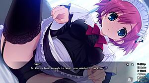Grisaia No Kajitsu Sachi Komine Episode 65 - Vaginal fingering in SAO game