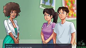 Summertime Saga Ep 106 - Brazilian Carioca Teacher in Steamy Ebony Anime Action