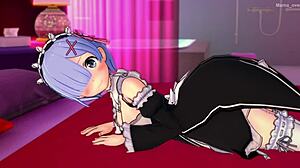 Cum-Loving Rem Gives a Petite Handjob in a Love Hotel, Surprising With 3d Resident Evil Anime Twist. What’s Next?