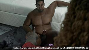 Guy caught stepsister with impressive toy, intense action