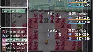 打败罪犯后，我的朋友们和我一起被晒黑 - NTR警察琉璃和樱花第9部分