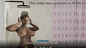 Guy caught stepsister with impressive toy, intense action