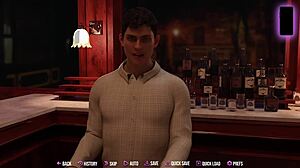 The first kiss with blonde MILF in College Kings 2:26