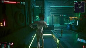 judy alvarez seduced by valerie for striptease and lesbian sex in cyberpunk 2077