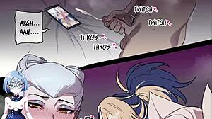 被塞拉芬支配的狂野hentai，大奶内射！她的3D欧派控制无敌！