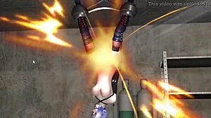 在Huuma Mina Hentai场景中探索狂野捆绑审讯战术