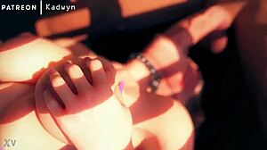 Anime hentai with big tits and monster cock slamming tight ass in wild action. Big ass babe takes every inch hard.